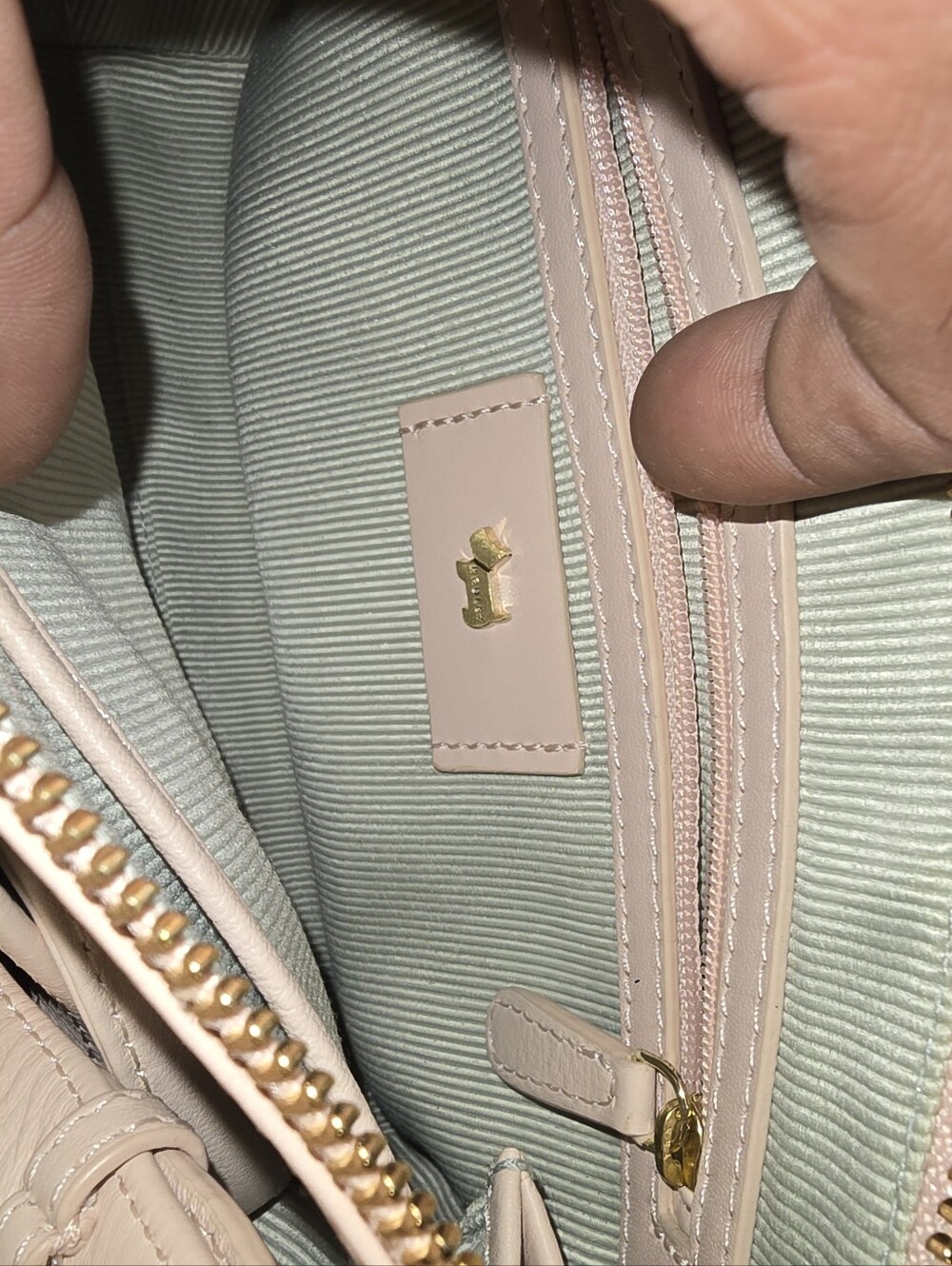 RADLEY LONDON Blush Pink Leather Zip Wallet with Gold Logo - Picture 4 of 6